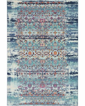 Nourison rug Vintage Kashan VKA02 BLUE 5x7 099446455345 MAIN