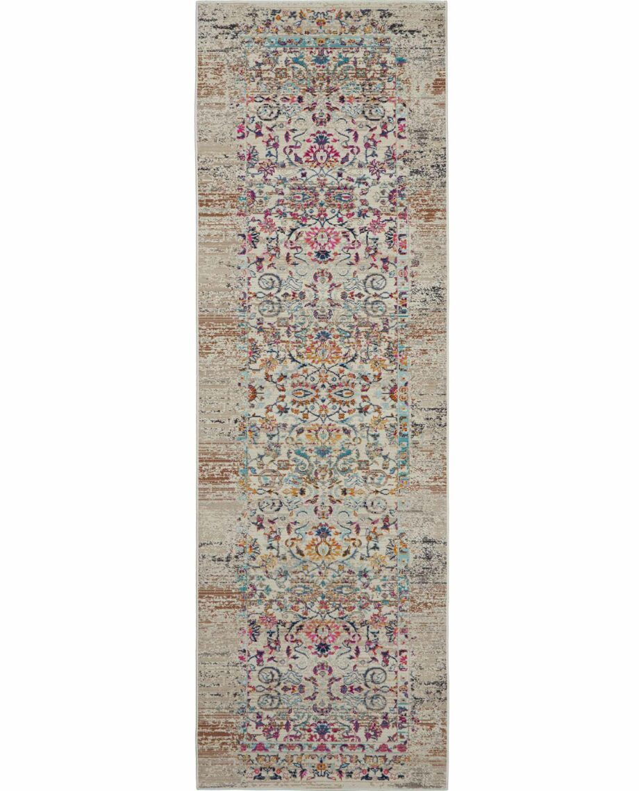 Nourison rug Vintage Kashan VKA02 IVORY 2x8 099446455499 C