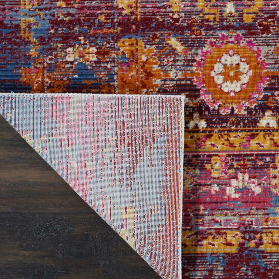 Nourison rug Vintage Kashan VKA03 RDMTC RED MULTICOLOR 4.6x6.6 099446788399 CRB C