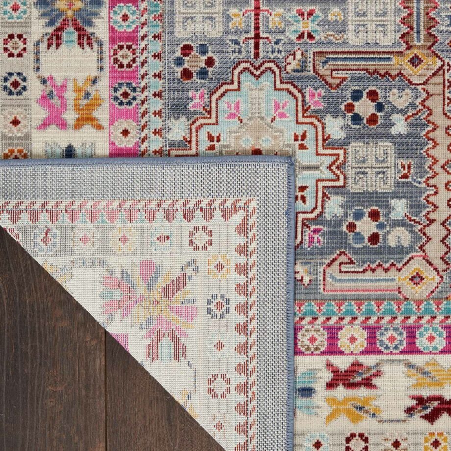 Nourison rug Vintage Kashan VKA05 GYMTC GREY MULTICOLOR 5X8 099446811837 CRB