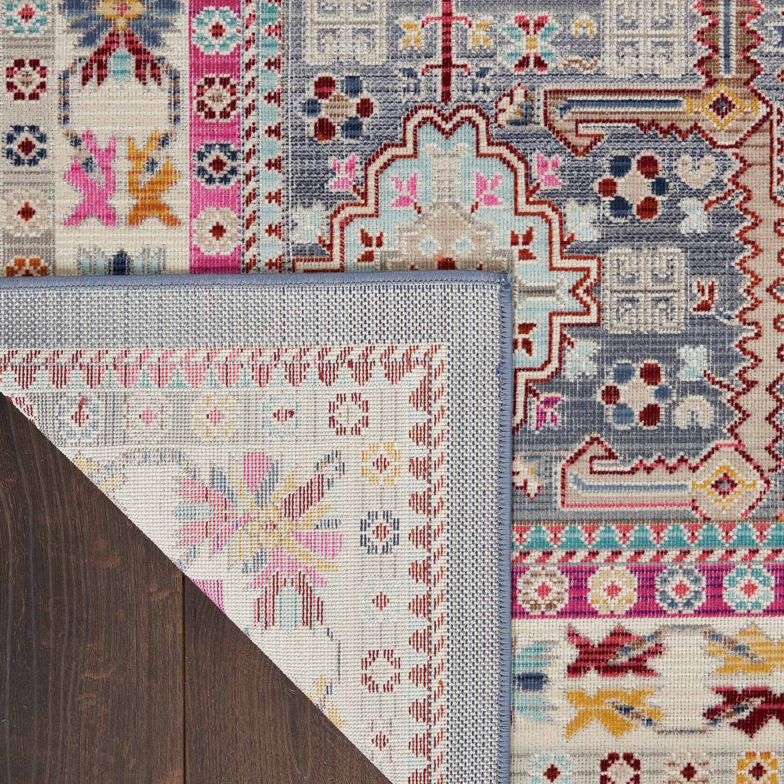 Nourison rug Vintage Kashan VKA05 GYMTC GREY MULTICOLOR 5X8 099446811837 CRB