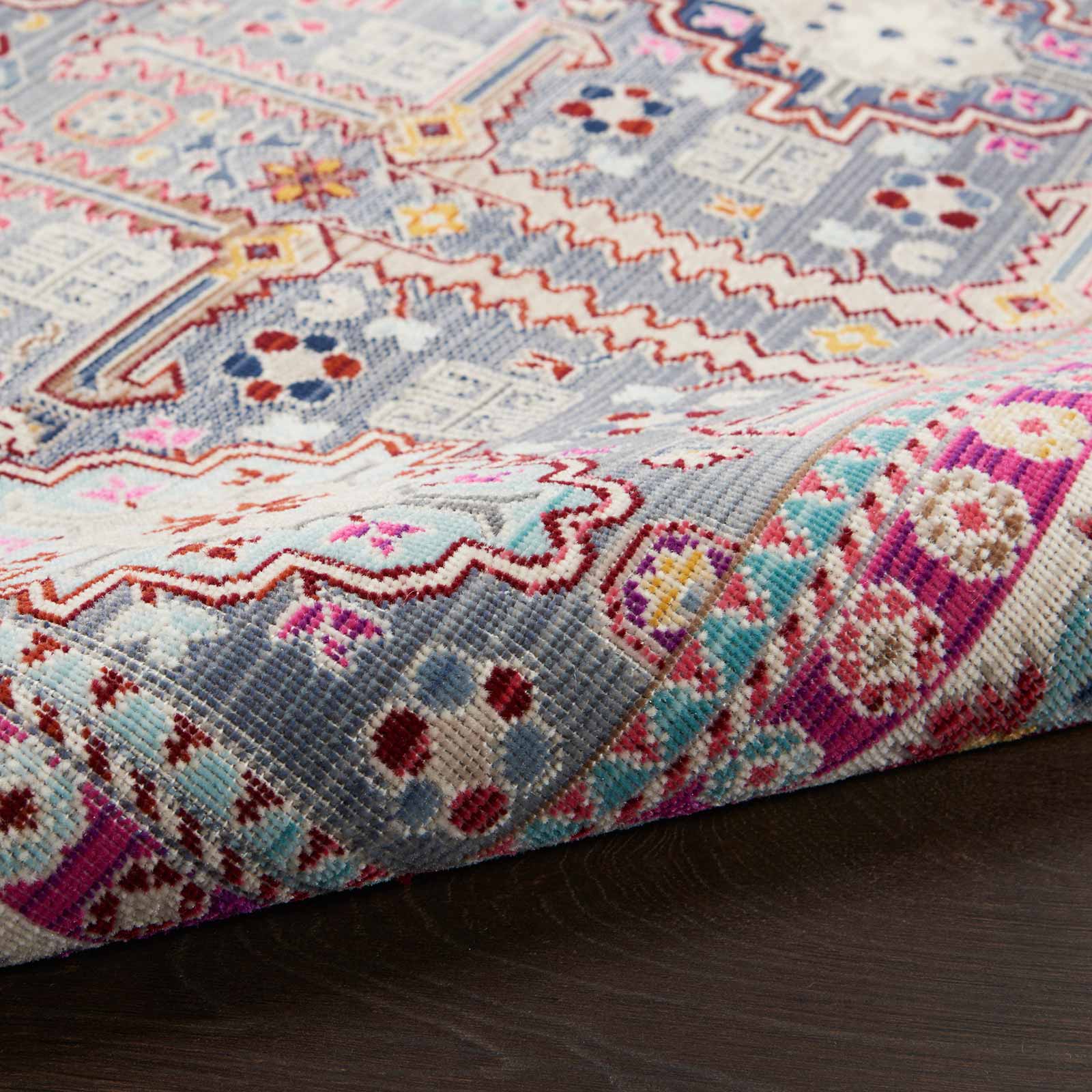 Nourison rug Vintage Kashan VKA05 GYMTC GREY MULTICOLOR 5X8 099446811837 TX01