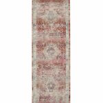 Nourison rug Vintage Kashan VKA07 REDIV RED IVORY 2x8 099446812186