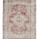 Nourison rug Vintage Kashan VKA07 REDIV RED IVORY 5X8 099446812216