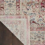 Nourison rug Vintage Kashan VKA07 REDIV RED IVORY 5X8 099446812216 CRB
