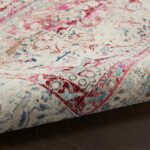 Nourison rug Vintage Kashan VKA07 REDIV RED IVORY 5X8 099446812216 TX01
