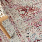 Nourison rug Vintage Kashan VKA07 REDIV RED IVORY 5X8 099446812216 interior 2