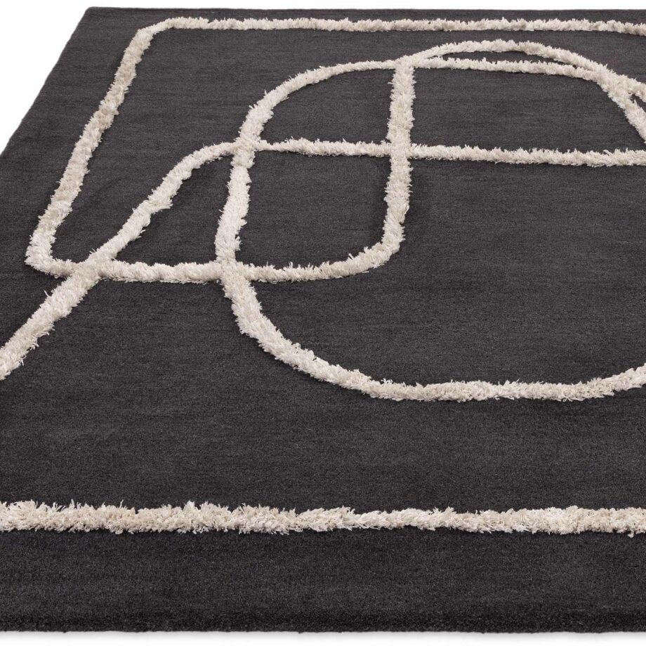 Asiatic rug 94 Infinity Charcoal 1