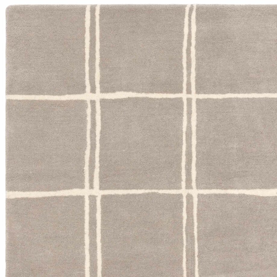 Asiatic rug Albany Grid Grey 2