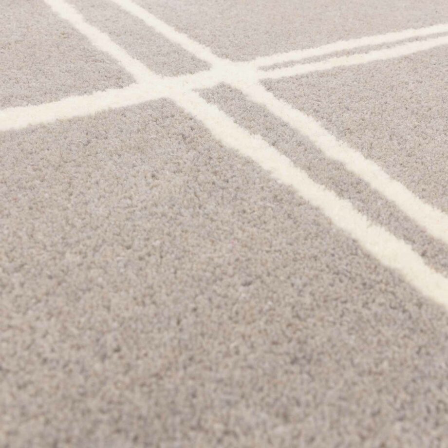 Asiatic rug Albany Grid Grey 4
