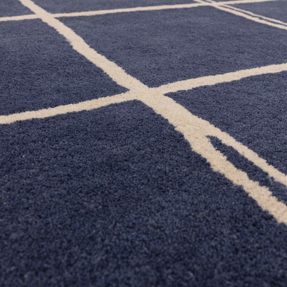 Asiatic rug Albany Grid Marine 4