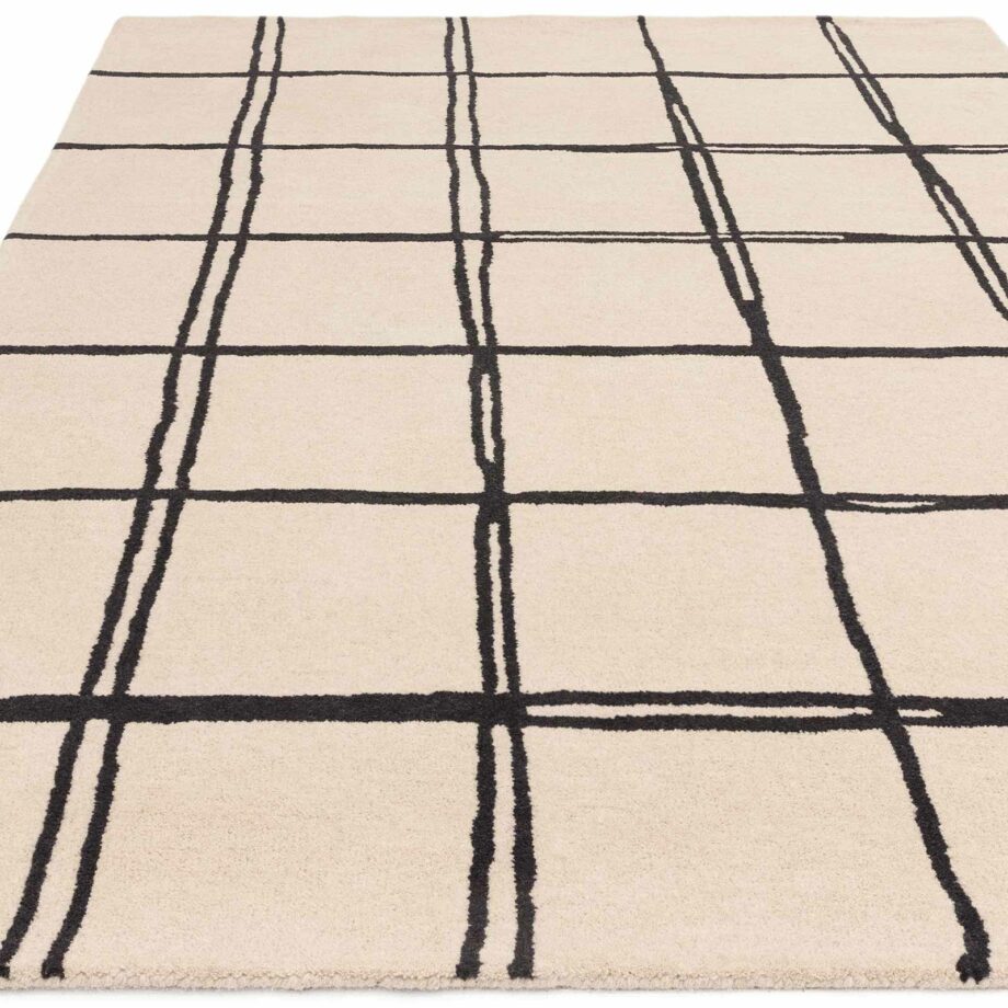 Asiatic rug Albany Grid Monochrome 1