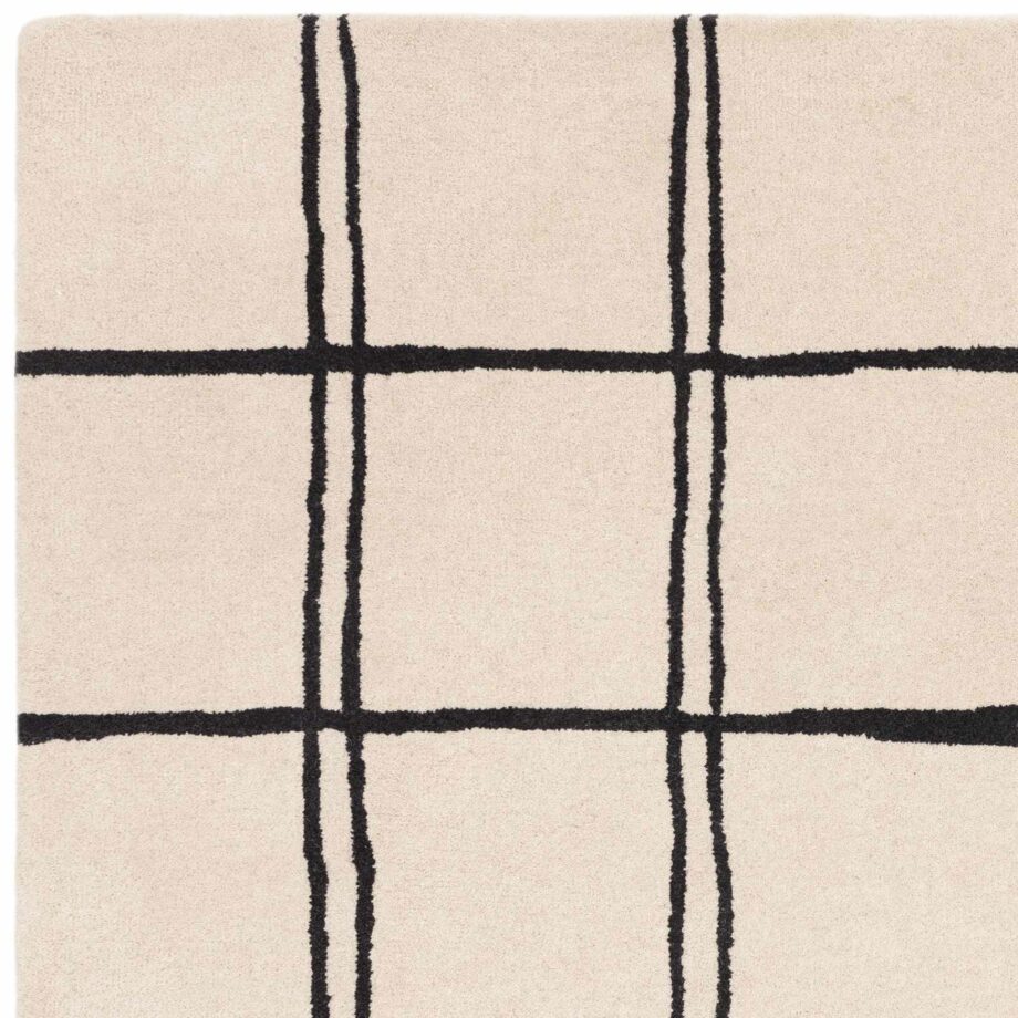 Asiatic rug Albany Grid Monochrome 2