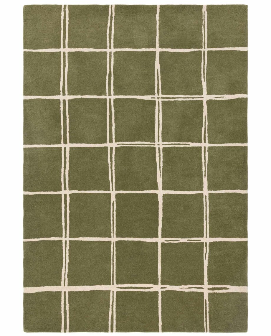 Asiatic rug Albany Grid Olive