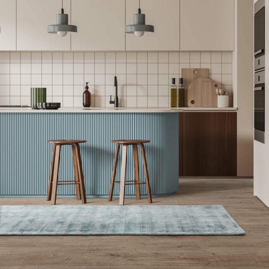 Asiatic rug Blade Airforce Blue runner interior new square