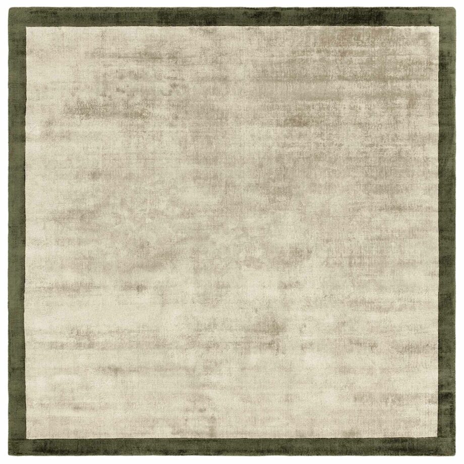 Asiatic rug Blade Border 05 Sage Olive new Square square