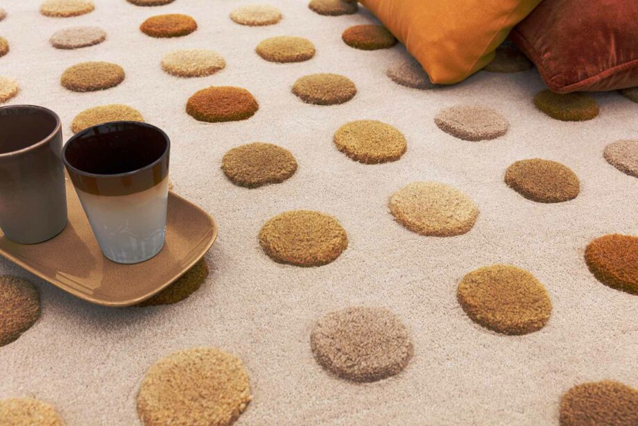 Asiatic rug Dotty Gold CL