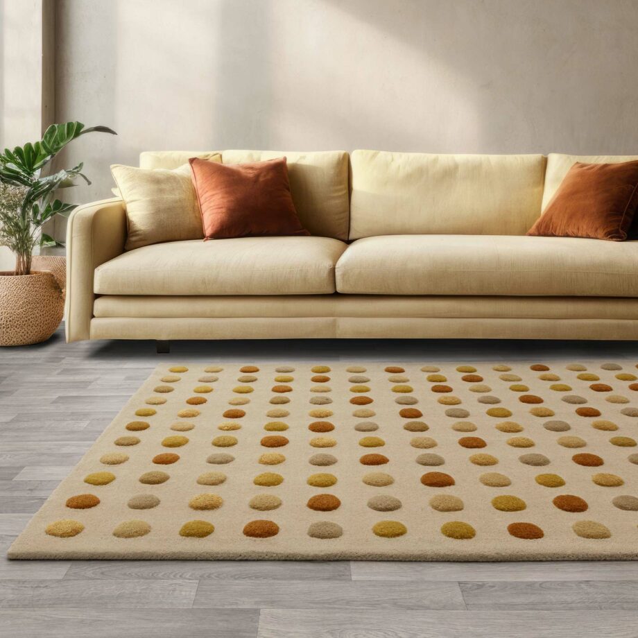 Asiatic rug Dotty Gold interior new square