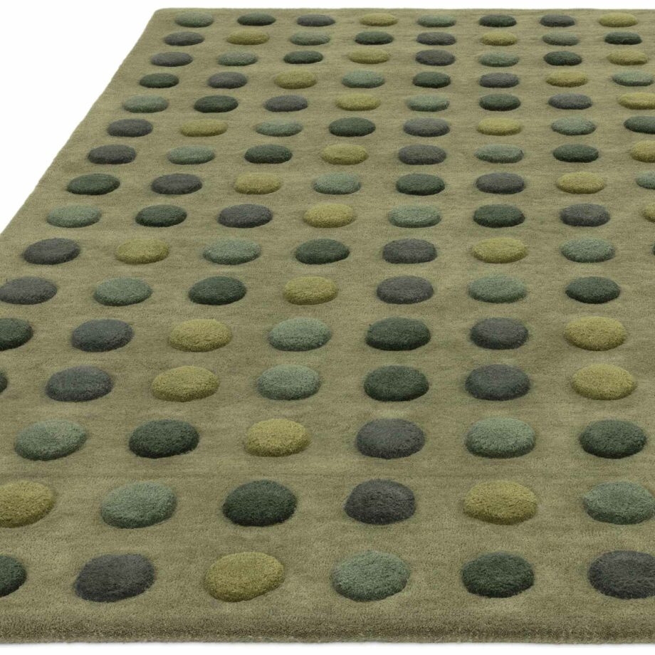 Asiatic rug Dotty Green 1