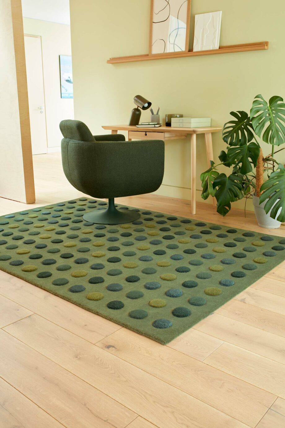 Asiatic rug Dotty Green interior v2