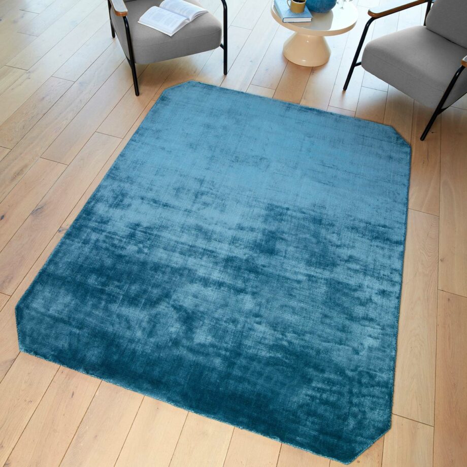 Asiatic rug Gleam Teal interior square