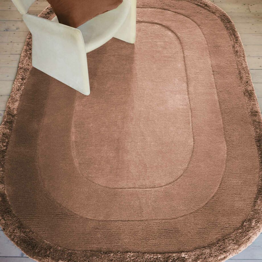 Asiatic rug Halo Clay interior square