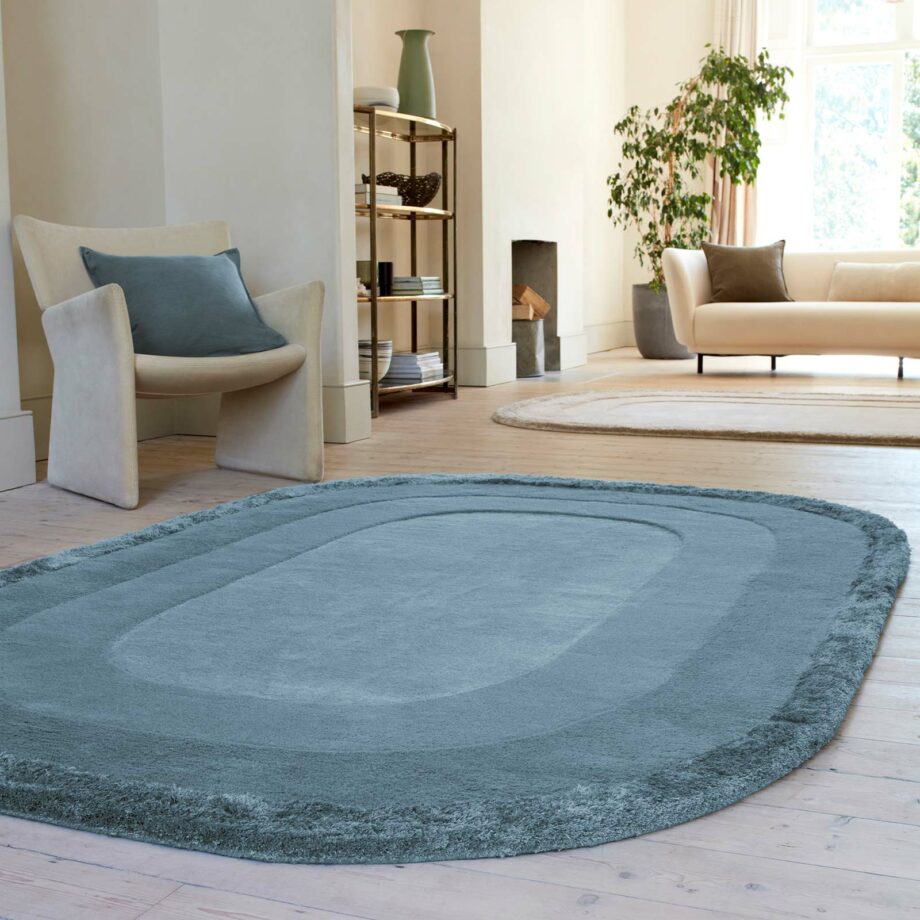 Asiatic rug Halo Denim interior square