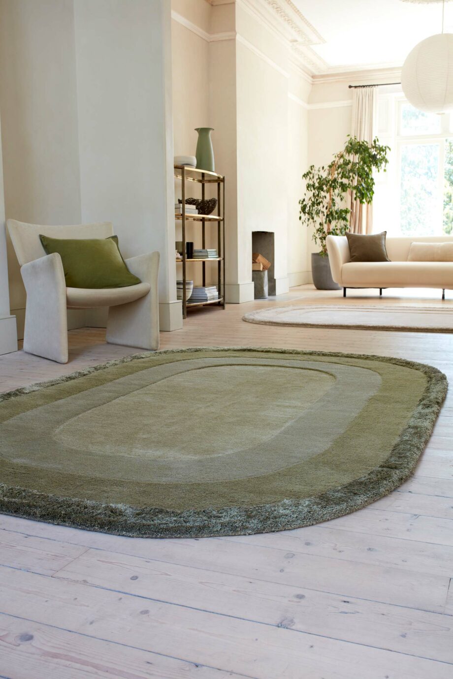 Asiatic rug Halo Sage interior