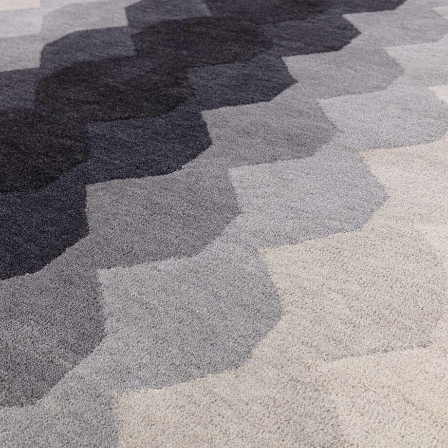 Asiatic rug Hive Charcoal 4