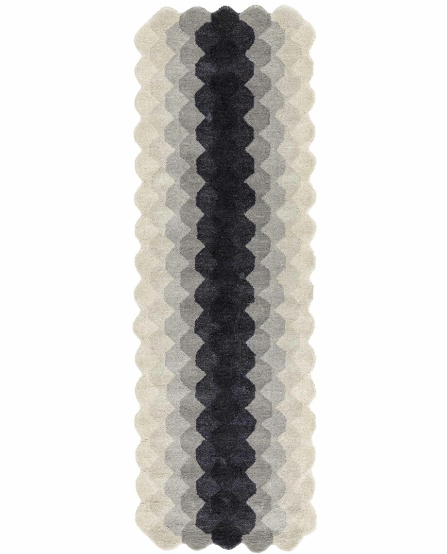 Asiatic rug Hive Charcoal runner