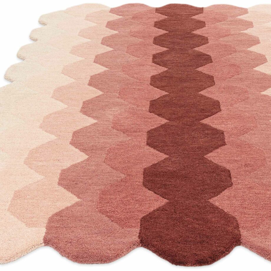 Asiatic rug Hive Pink 1