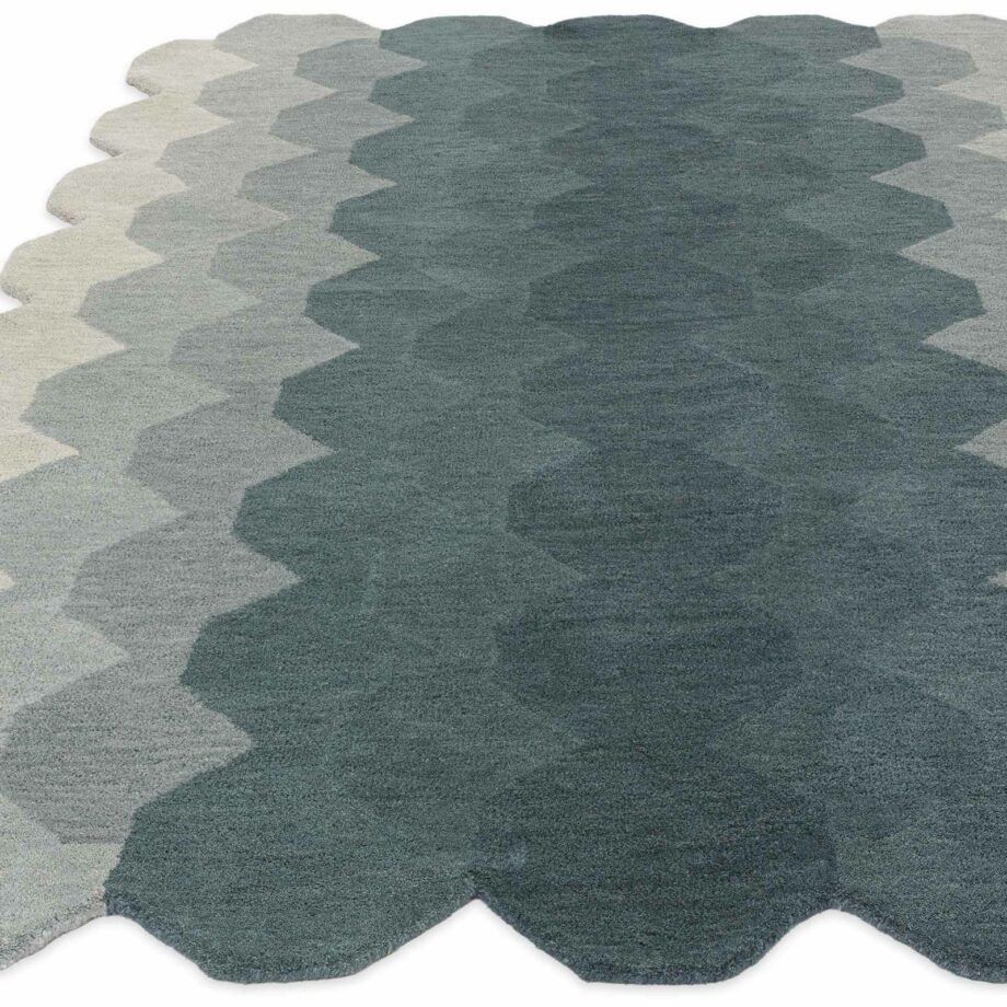 Asiatic rug Hive Teal 1