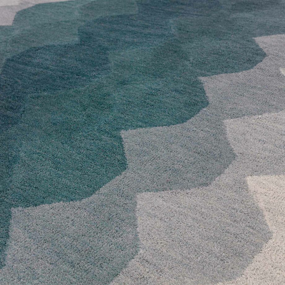 Asiatic rug Hive Teal 4