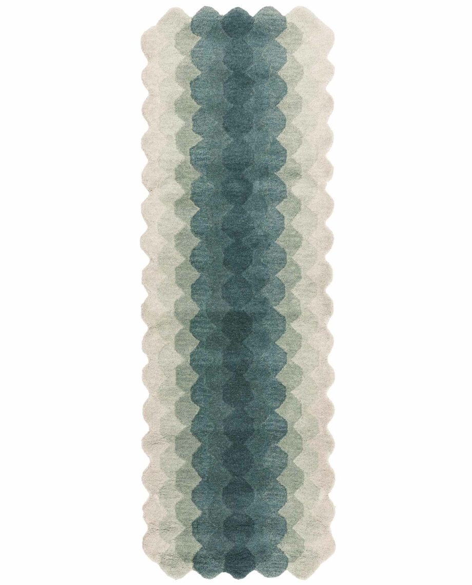 Asiatic rug Hive Teal runner