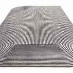 Asiatic rug Kuza Shape Black Charcoal 3D