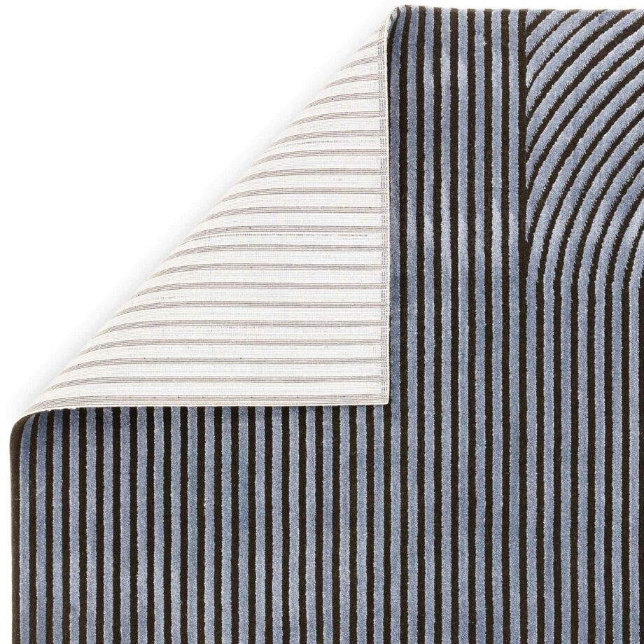 Asiatic rug Kuza Shape Black Navy 3