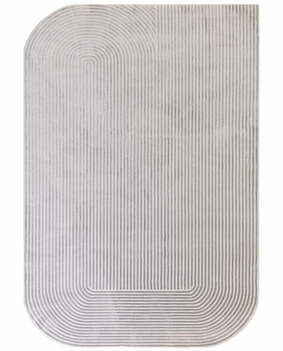 Asiatic rug Kuza Shape Silver Grey