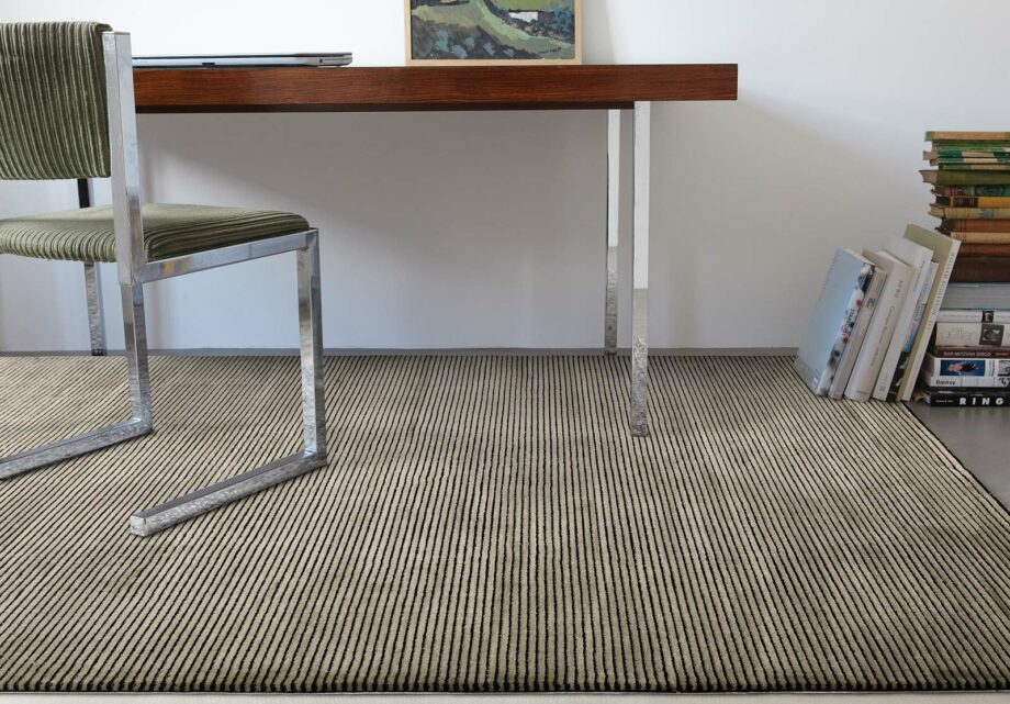Asiatic rug Kuza Stripe Khaki interior