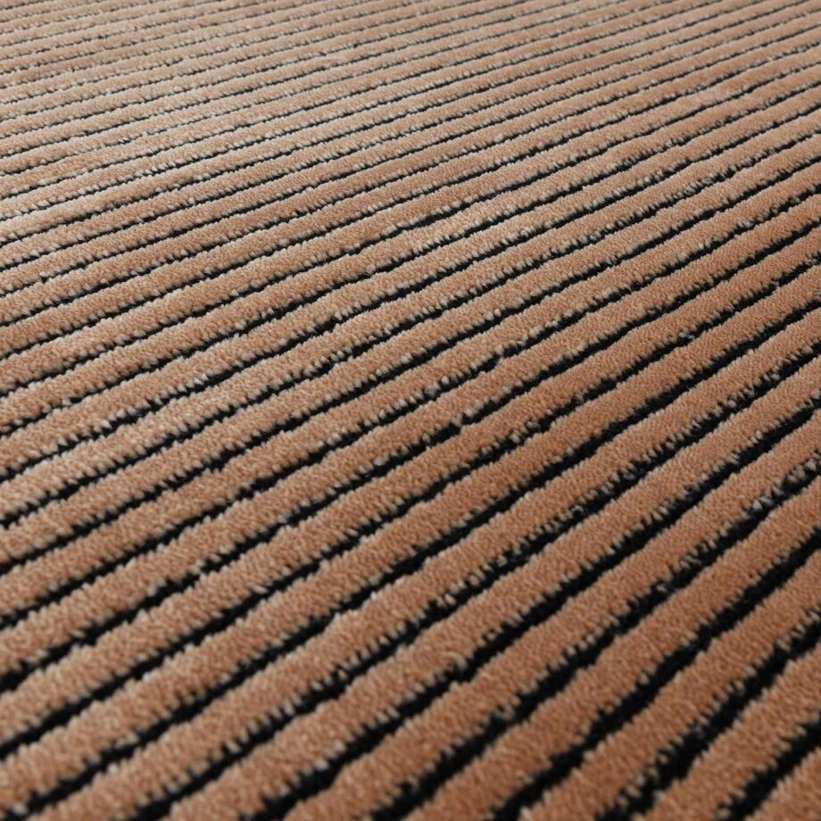 Asiatic rug Kuza Stripe Terracotta 4