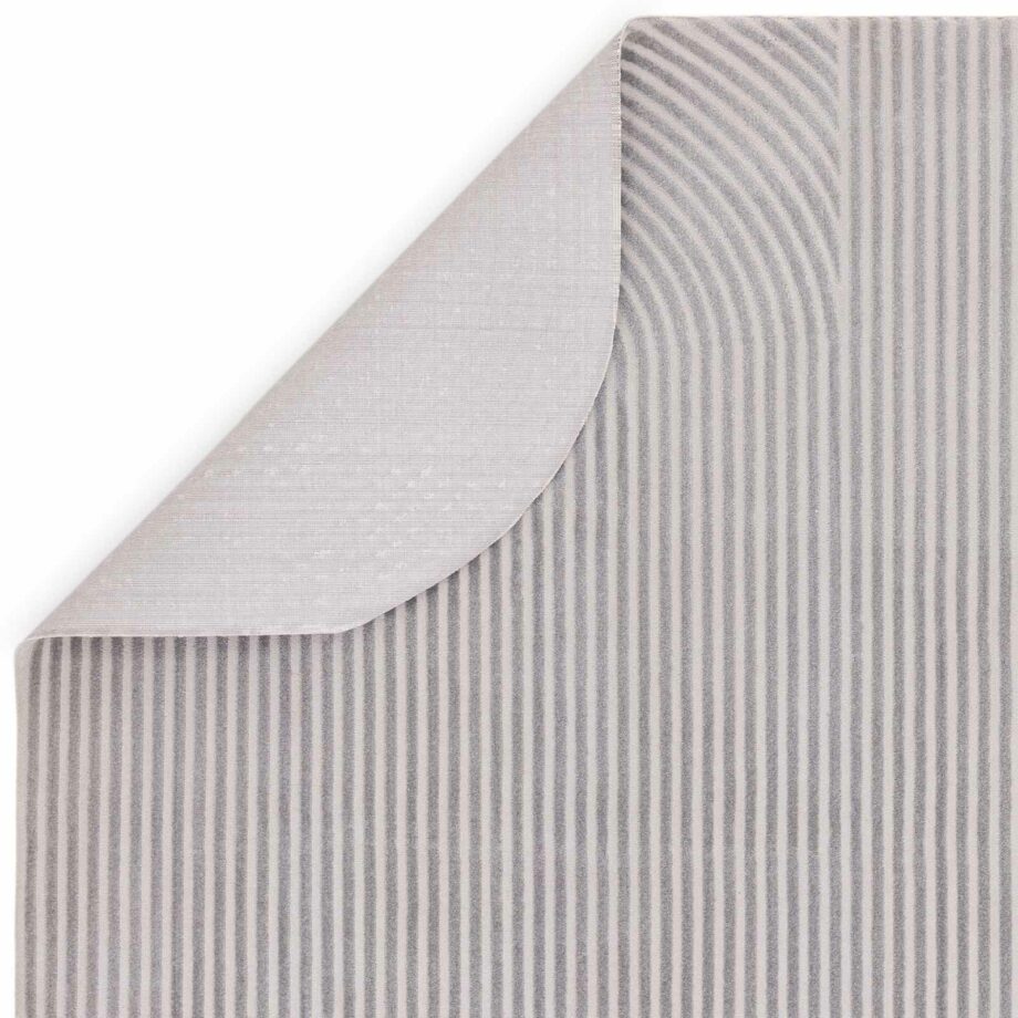 Asiatic rug Kuza shape silver grey 3