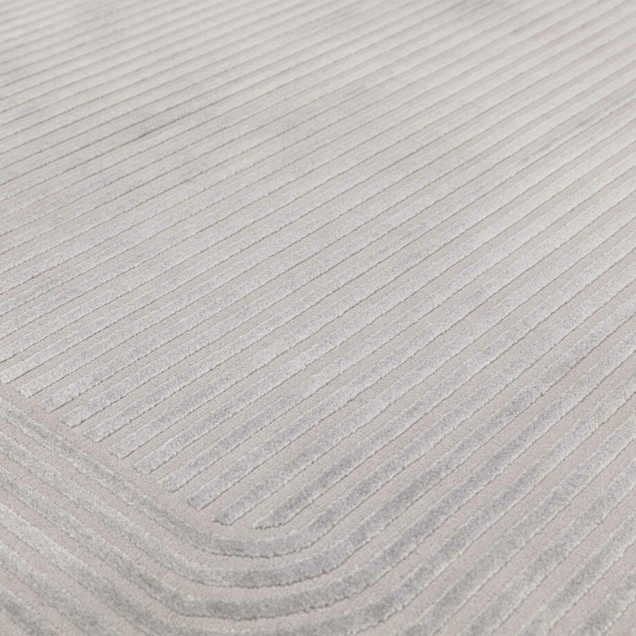 Asiatic rug Kuza shape silver grey 4