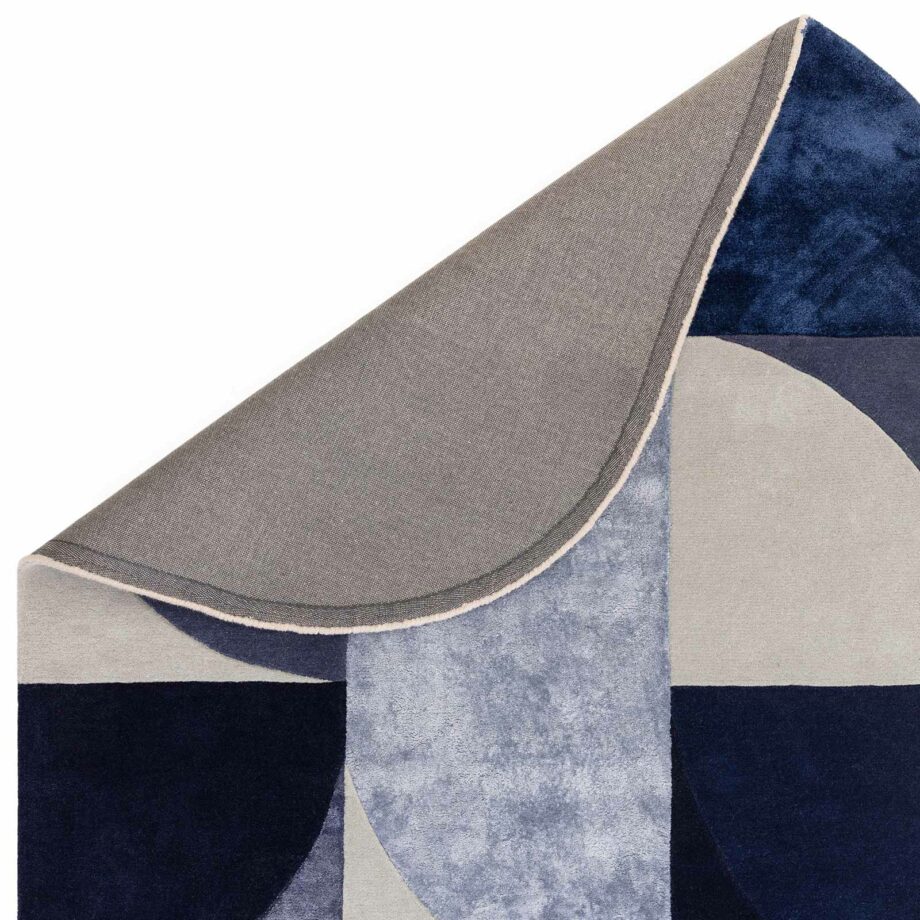 Asiatic rug Matrix 74 Oval Indigo 3