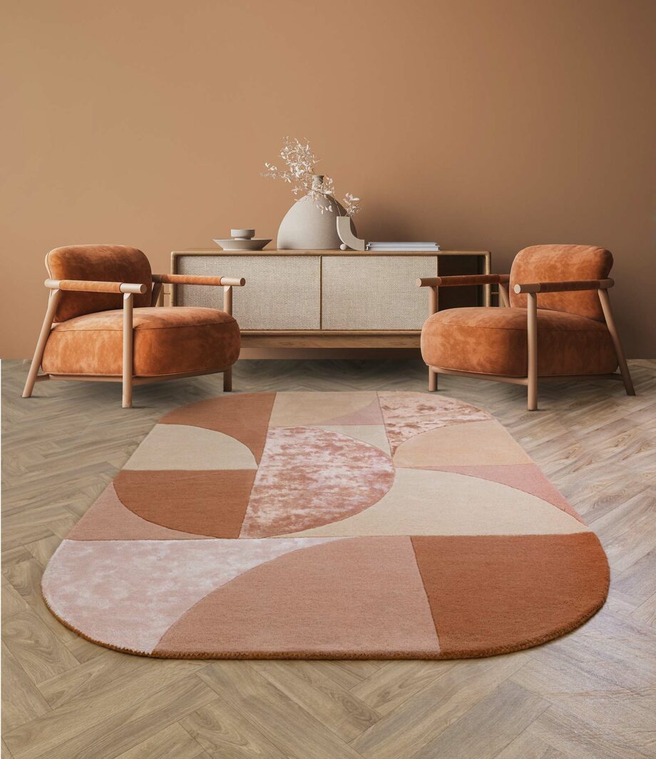 Asiatic rug Matrix 78 Oval Earth interior new