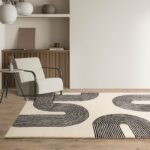 Asiatic rug Matrix 87 Arches Black interior square