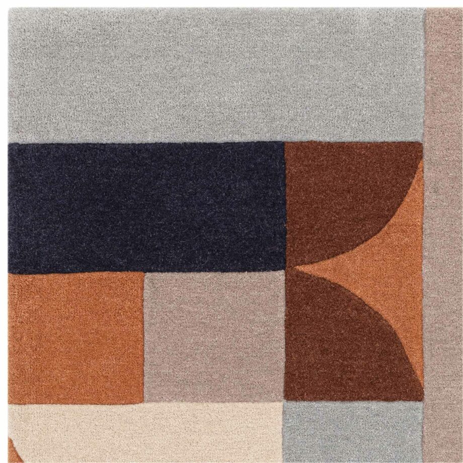 Asiatic rug Matrix 88 Klotski Terracotta 2