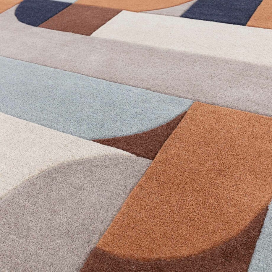 Asiatic rug Matrix 88 Klotski Terracotta 4