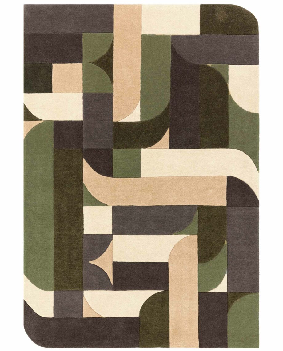 Asiatic rug Matrix 90 Klotski Sage