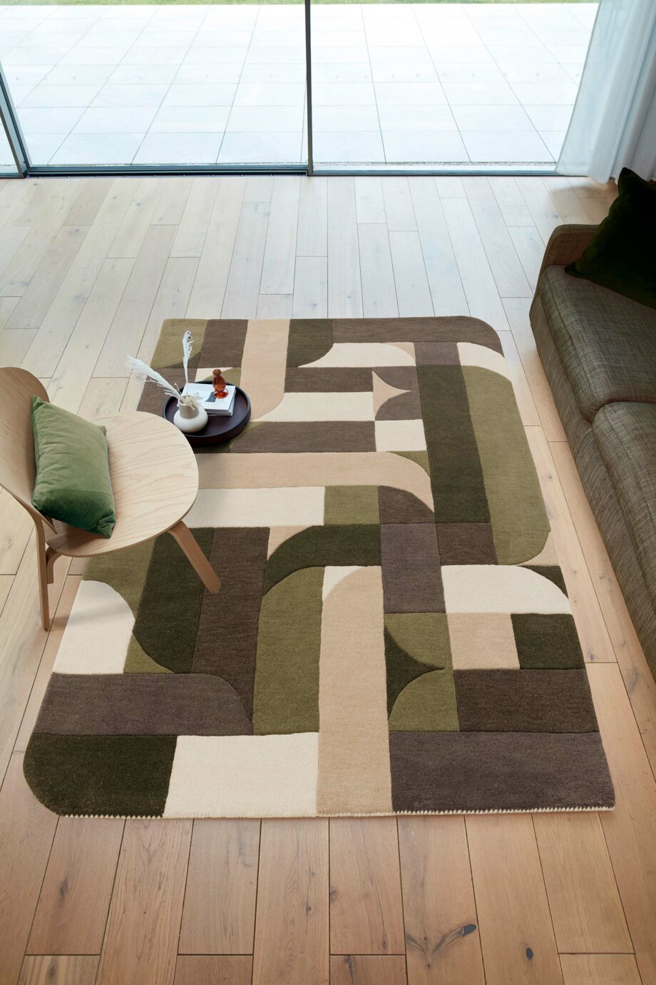 Asiatic rug Matrix 90 Klotski Sage interior 1