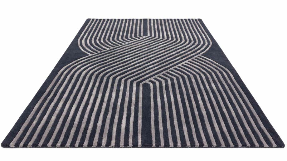Asiatic rug Matrix 97 Solstice Navy 1 3D