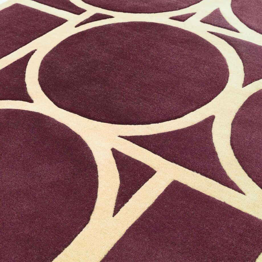 Asiatic rug Metro Plum 4